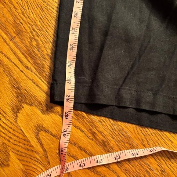 Old Navy Womens High Rise Wide Leg Pants Sz XXL Black Linen Blend Comfort NWT - Picture 9 of 11